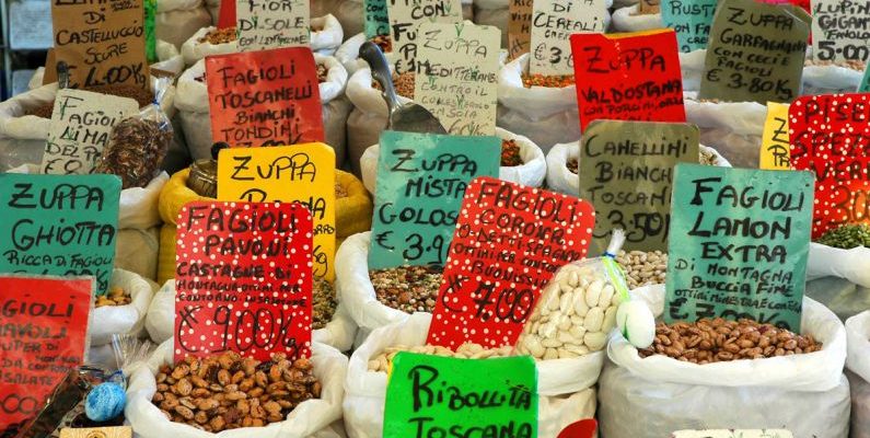 Fair Trade - Assorted Beans in White Sacks